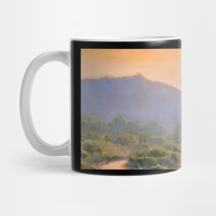 Sunset village life Mug